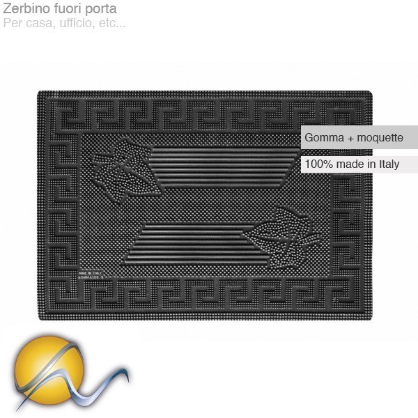 Zerbino fuori porta in gomma made in Italy-CASA / UFFICIO-Sunmats vendita on line