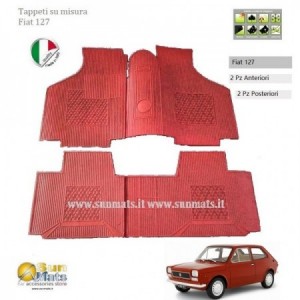 Tappeti Fiat 127 d'epoca su misura di colore Antracite-AUTO D'EPOCA-Sunmats vendita on line