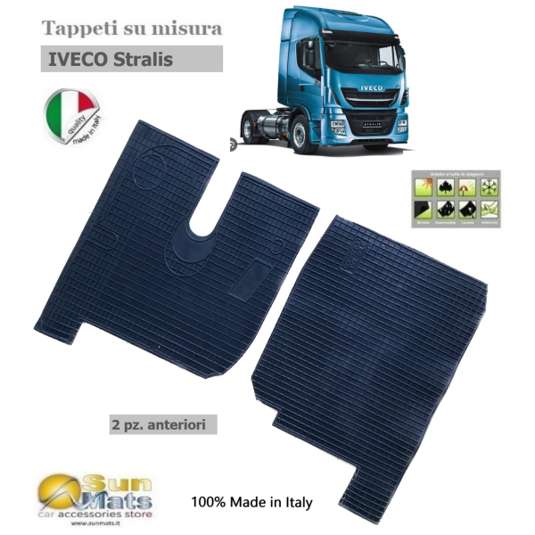 Tappeti in gomma IVECO Stralis-VEICOLI COMM. / AUTOCARRI-Sunmats vendita on line