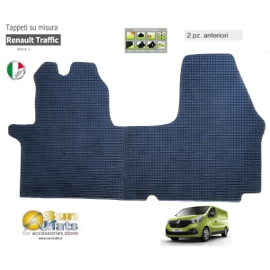 Tappeti in gomma Renault Traffic dal 2014 in poi-VEICOLI COMM. / AUTOCARRI-Sunmats vendita on line