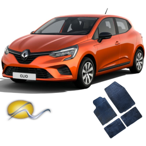 Tappeti Renault Clio in gomma su misura-Su misura in gomma-Sunmats vendita on line
