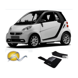 Tappeti per auto su misura in moquette per Smart dal 2007 al 2014-Su misura in moquette-Sunmats vendita on line