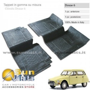 Tappeti Citroen Dyane 6 d'epoca su misura vari colori-Home-Sunmats vendita on line