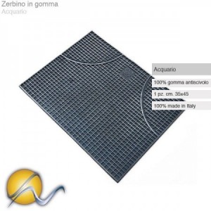 Zerbino in gomma mod. "Acquario"-Zerbini in gomma-Sunmats vendita on line