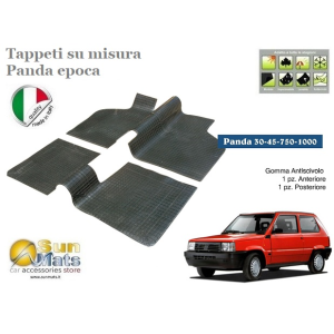 Tappeti Fiat Panda 30 - 45 d'epoca su misura vari colori-AUTO D'EPOCA-Sunmats vendita on line