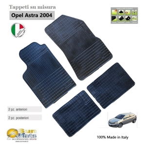 Tappeti Opel Astra 2004 in gomma su misura-Su misura in gomma-Sunmats vendita on line