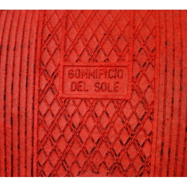 Tappeti Fiat 500 d'epoca su misura di colore Rosso-AUTO D'EPOCA-Sunmats vendita on line